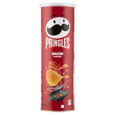 Pringles szalonnás ízesítésű sós snack 165 g