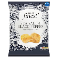 Finest tengeri só és feketebors ízű burgonyachips 150 g