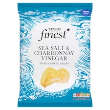 Finest tengeri só és Chardonnay borecet ízű burgonyachips 150 g