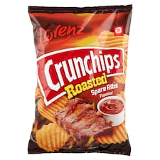 Lorenz Crunchips Roasted burgonyachips marinált húsos ízesítéssel 120 g