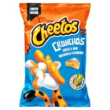 Cheetos Crunchos kukoricasnack sajtos-sonkás quesadilla jellegű ízesítéssel 80 g