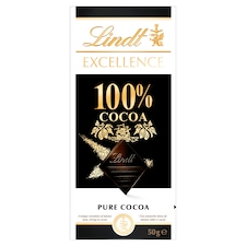 Lindt Excellence 100% kakaós tábla 50 g