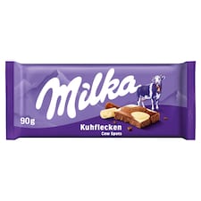 Milka alpesi tej felhasználásával készült tejcsokoládé fehér csokoládéval 90 g