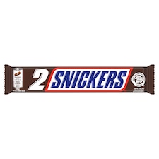 Snickers karamellás földimogyorós krémes szelet földimogyoró darabokkal 2 x 37,5 g (75 g)