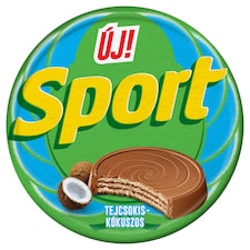 Sport érem- kókuszos ostya tejcsokoládéval borítva 30g