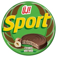 Sport érem- mogyorós ostya étcsokoládéval borítva 30g