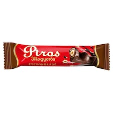 Piros Mogyorós étcsokoládé mogyorókrémmel és egész mogyoróval 35 g