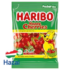 Haribo Happy Cherries gyümölcsízű gumicukorka 100 g