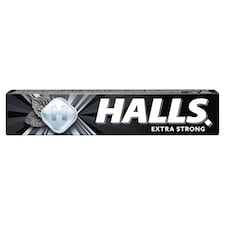 Halls extra erős mentol-eukaliptuszízű töltetlen keménycukorka 33,5 g