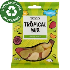 Tropical Mix trópusigyümölcs-ízű gumicukor 100 g