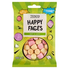 Happy Faces vegyes gyümölcsízű gumicukor 100 g