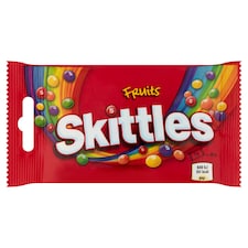 Skittles Fruits gyümölcsízű cukordrazsé ropogós cukormázban 38 g