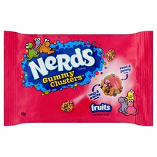 Nerds Gummy Clusters gyümölcsös gumicukor 45 g
