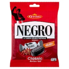Győri Negro Classic ánizs ízű töltött keménycukorka 140 g