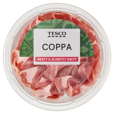 Coppa szeletelt, szárításos érleléssel készült, nyers sertéstarja 50 g