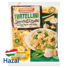 Tortellino Tortellini spenótos & ricottás töltelékel töltött friss tészta 500 g