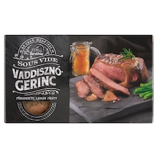 Berekhús Sous Vide fűszerezett, lassan főzött vaddisznógerinc