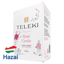 Teleki Válogatás Villányi Rosé Cuvée száraz rosébor 3 l