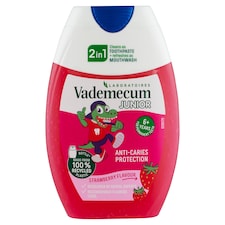 Vademecum 2in1 Junior eper ízű fogkrém és szájvíz 75 ml