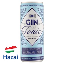 Lafi Gin & Tonic alkoholos szénsavas ital 4,9% 250 ml