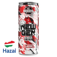 New Gen Classic tuttifruttiízű, koffeintartalmú, szénsavas, alkoholmentes ital 250 ml
