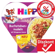 HiPP bio betűtészta bolognai szósszal 1 éves kortól 250 g