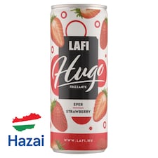Lafi Hugo Frizzante eper ízű szénsavas boralapú koktél 7% 250 ml