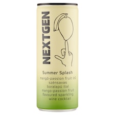 NextGen Summer Splash mangó-passion fruit ízű szénsavas boralapú ital 7,2% 250 ml