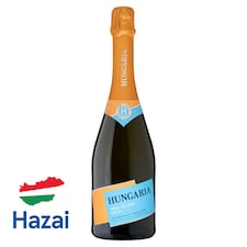 Hungaria Irsai Olivér Doux palackban erjesztett édes fehér minőségi pezsgő 11% 0,75 l