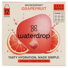 Waterdrop pezsgőkocka, amelyből frissítő ital készíthető grapefruit ízzel 12 x 2,1 g (25,2 g)