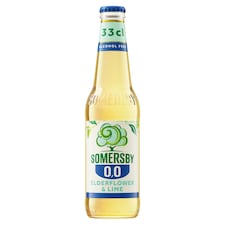 Somersby Elderflower & Lime alkoholmentes szénsavas ital bodzavirág és lime ízesítéssel 0,0% 330 ml