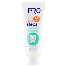 Pro Formula Oral Care Little Steps Mild Mint fogkrém gyermekeknek 3-5 éves korig 75 ml