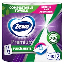 Zewa Premium Flexisheets háztartási papírtörlő 2 rétegű 2 tekercs