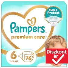 Pampers Premium Care Pelenka, Méret: 6, 76 db, 13kg-18kg