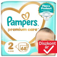 Pampers Premium Care Pelenka, Méret: 2, 68 db, 4kg-8kg