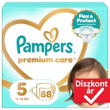 Pampers Premium Care Pelenka, Méret: 5, 88 db, 11kg-16kg