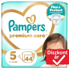 Pampers Premium Care Pelenka, Méret: 5, 44 db, 11kg-16kg