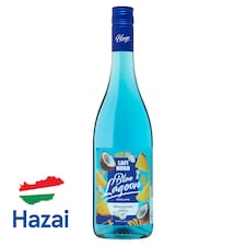 Lafi Hugo Blue Lagoon kókusz-ananász ízű szénsavas boralapú koktél 7% 0,75 l