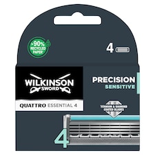 Wilkinson Sword Quattro Essential 4 Precision Sensitive 4 pengés borotvabetét 4 db