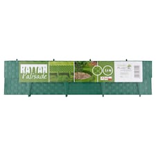 Garden Plast Rattan Palisade zöld ágyásszegély 3 db-os szett