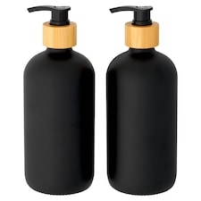 Black & Bamboo szappanadagoló 500 ml 2 db