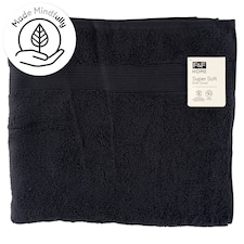 F&F Home Black Supersoft törölköző 70 cm x 127 cm