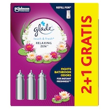 Glade Touch & Fresh Relaxing Zen koncentrált aeroszolos légfrissítő utántöltő 3 x 10 ml (30 ml)