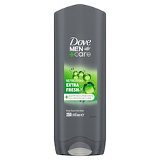 Dove Men+Care Refreshing Extra Fresh tusfürdő testre, arcra, hajra 250 ml