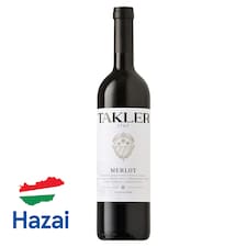 Takler Merlot száraz vörösbor 14,5% 0,75 l