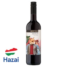 Montázs Egri Merlot classicus száraz vörösbor 13% 750 ml