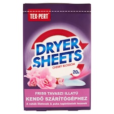Tex-Pert friss tavaszi illatú kendő szárítógéphez 20 db