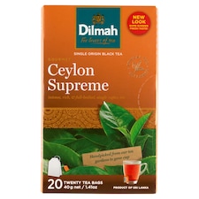 Dilmah Ceylon Supreme filteres fekete tea 20 filter 40 g
