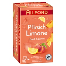 Milford őszibarack-citrom ízű gyümölcstea 20 filter 45 g