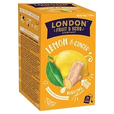 London Fruit & Herb Company citromos-gyömbéres gyümölcstea 20 filter 40 g